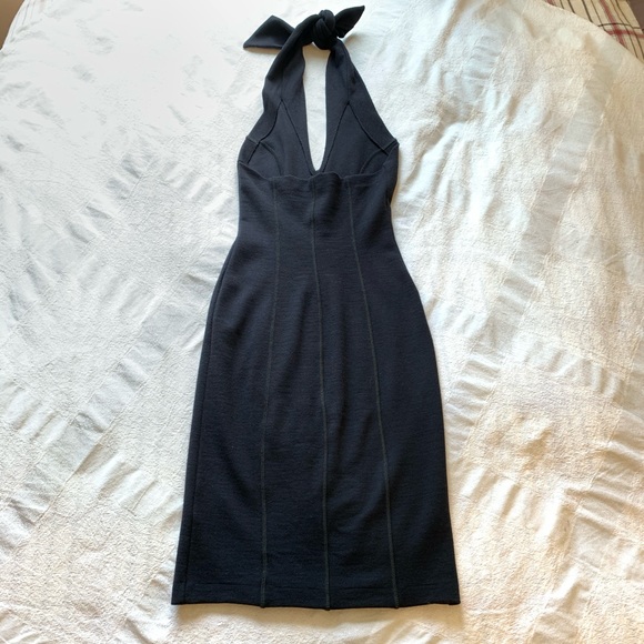 Frankie Morello Wool Knit Halter Dress Size XS - Picture 5 of 8
